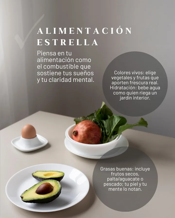 Publicación sobre la alimentación como combustible de la piel