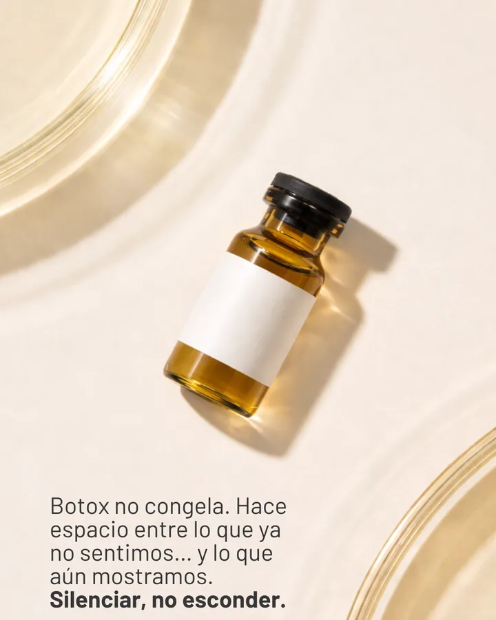 Publicación: el botox no congela, hace espacio entre lo que ya no sentimos