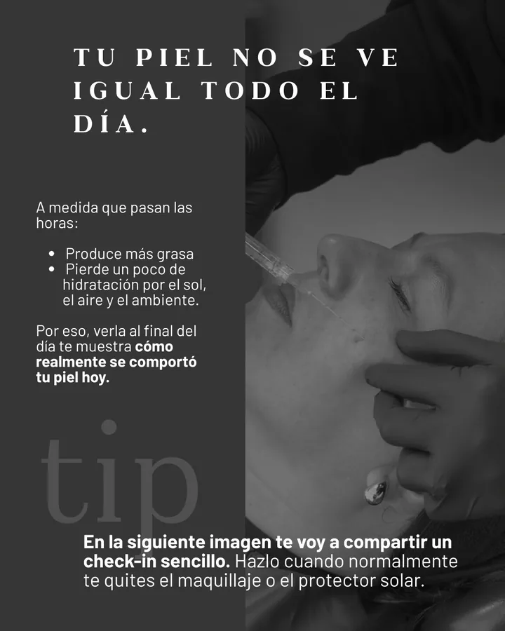 Publicación: tu piel no se ve igual todo el día