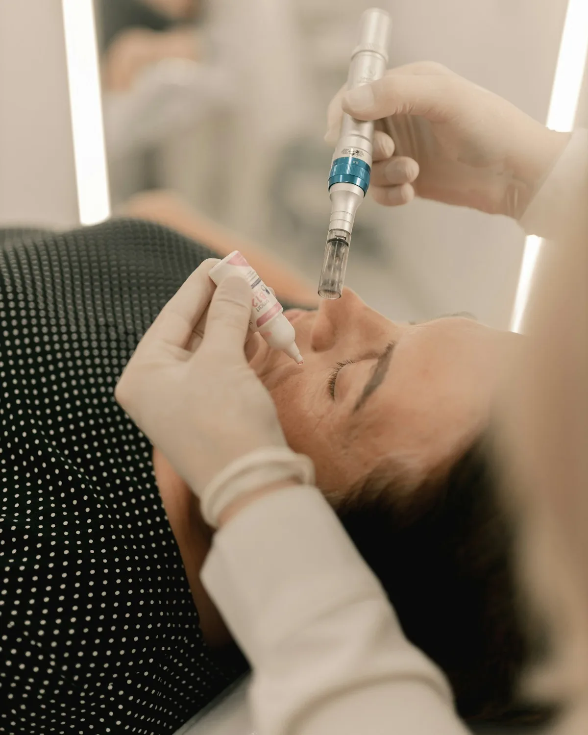 Detalle de un tratamiento facial en Omiya